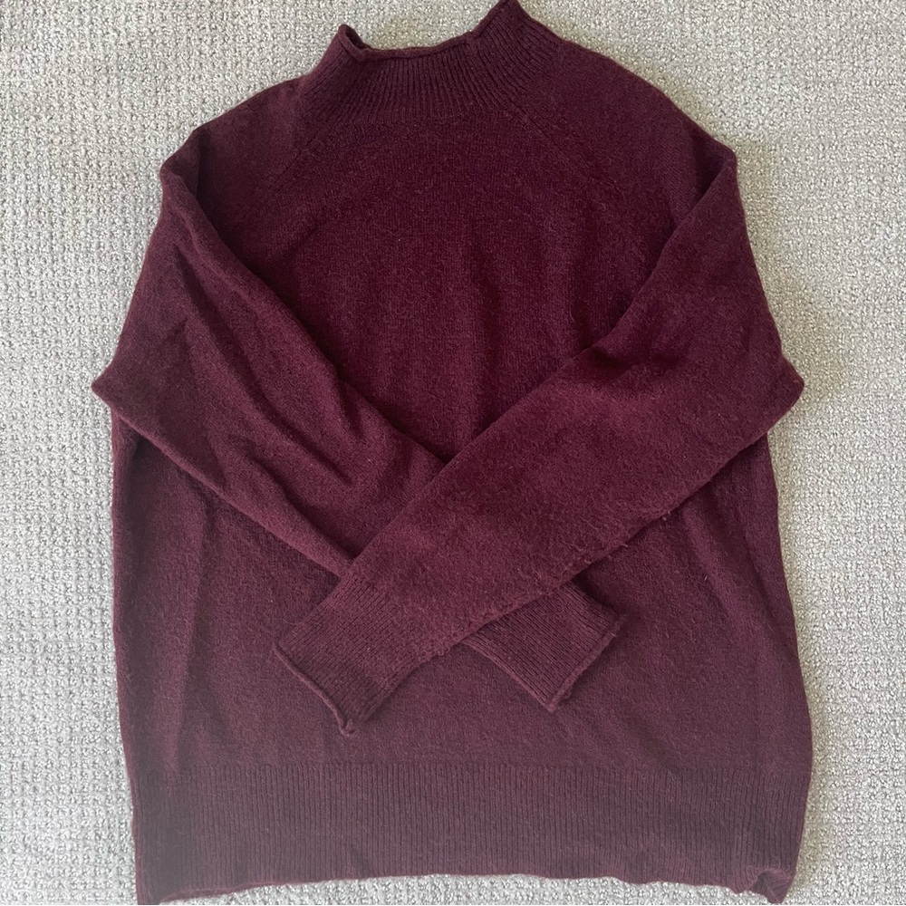 J. Crew Burgundy Sweater